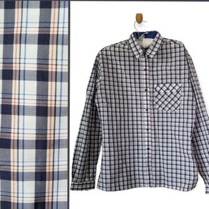 Vintage 80s Plaid Obermeyer Shirt Gorpcore Weather Resistant Shirt Large